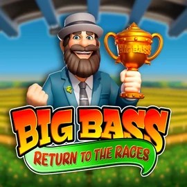 Big Bass Return to the Races by Pragmatic Play, showcased at revolution-casino.org – game logo