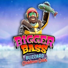 Bigger Bass Blizzard Christmas Catch slot logo by Pragmatic Play at Revolution Casino