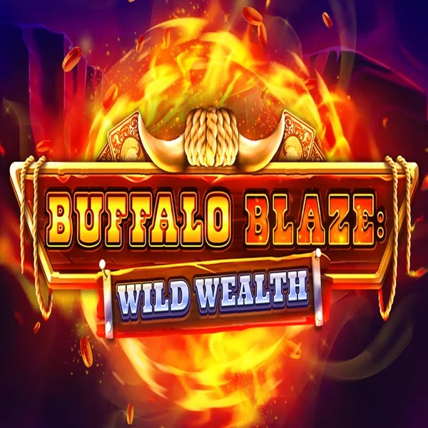 Buffalo Blaze Wild Wealth logo by OctoPlay at Revolution Casino