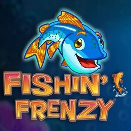 Fishin Frenzy by Blueprint Gaming, showcased at revolution-casino.org – game logo