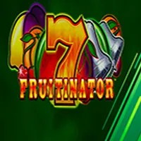 Fruitinator Jackpot King slot logo by Blueprint Gaming at Revolution Casino