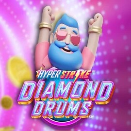 Hyper Strike Diamond Drums slot icon by Gameburger Studios, available at Revolution Casino