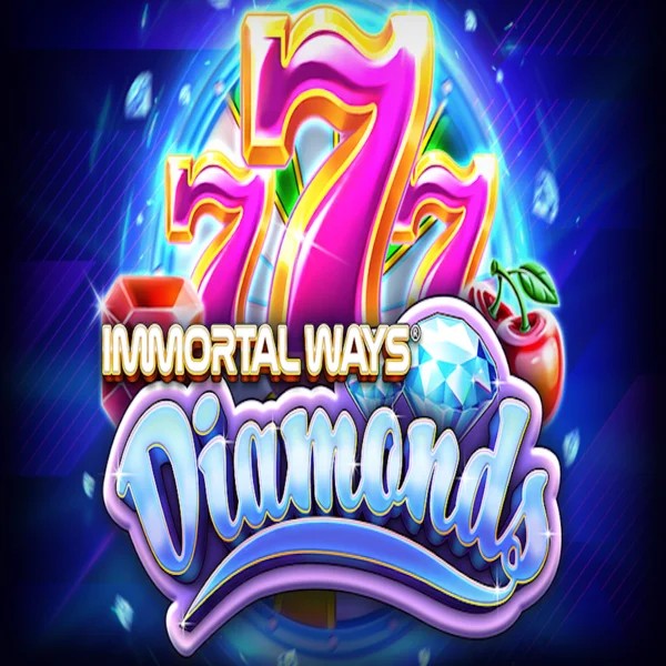 Immortal Ways Diamonds slot logo by RubyPlay at Revolution Casino