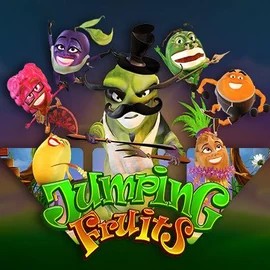 Jumping Fruits logo by Wazdan Revolution Casino