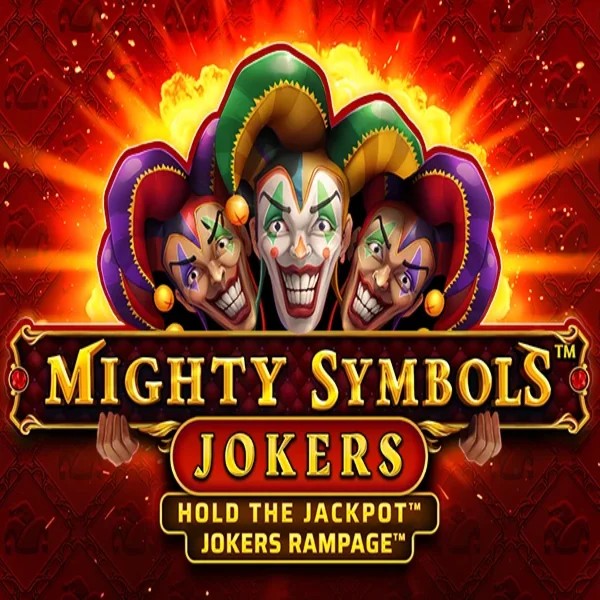 Mighty Symbols Joker slot logo by Wazdan at Revolution Casino