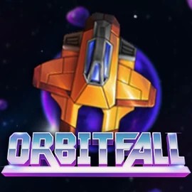 Orbitfall casino game by ELK Studios – featured logo at Revolution Casino