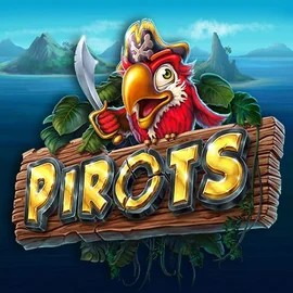 Pirots slot icon by ELK Studios, available at Revolution Casino