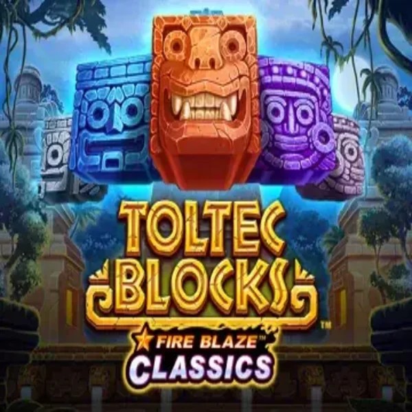 Fire Blaze: Toltec Blocks logo by Rarestone Gaming Revolution Casino